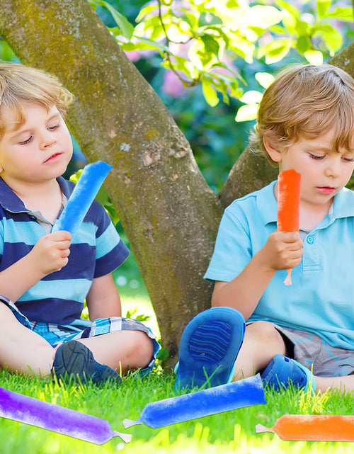 Load image into Gallery viewer, FEBSNOW 160 Disposable Ice Lolly Bags Popsicle Mold Clear 4x12 Inch with Funnel
