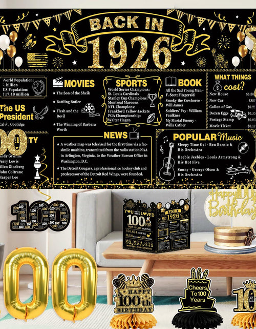 Load image into Gallery viewer, Juesly 50th Birthday Decorations 24PCS Rose Gold Banner Balloons Honeycomb
