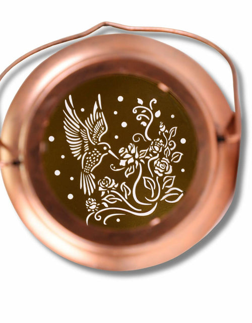 Load image into Gallery viewer, MEWOOCUE Solar Waterproof Hummingbird Lantern Outdoor Garden Decor 12x18 Rose
