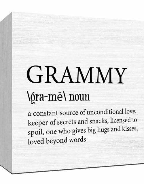 Load image into Gallery viewer, VKYN Grammy Gift Wood Box Keepsake Multicolor 5x5 Inches Home Decor
