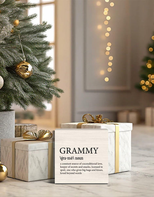 Load image into Gallery viewer, VKYN Grammy Gift Wood Box Keepsake Multicolor 5x5 Inches Home Decor
