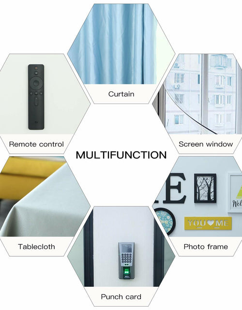 Load image into Gallery viewer, BQS 1" Self Adhesive Hook and Loop Tape 16ft Black Sticky Back Fastener
