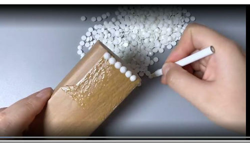 Load image into Gallery viewer, CLRDIVA 5mm White Resin Rhinestones Flatback Round Gems for Crafting DIY
