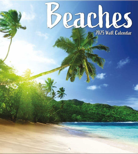 Turner Licensing Beaches 12x12 Photo Wall Calendar 2024