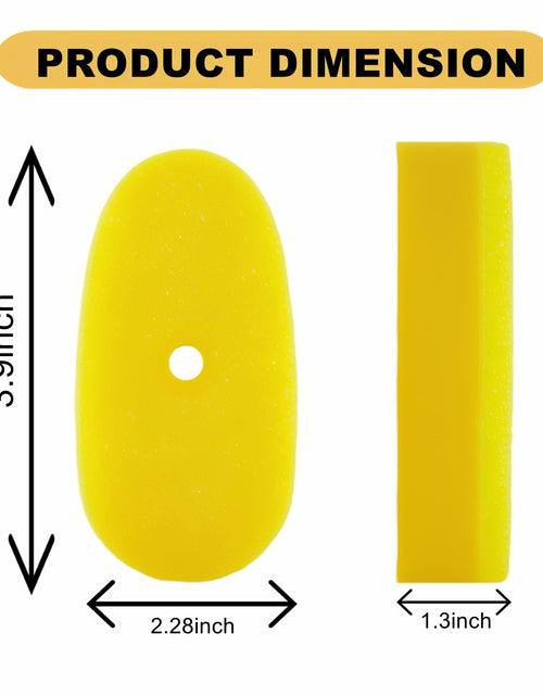 Load image into Gallery viewer, Yieyosd Compatible Dish Daddy Refill Heads 4Pack Yellow Sponge Refills
