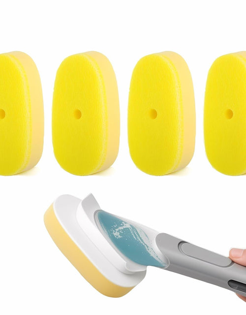 Load image into Gallery viewer, Yieyosd Compatible Dish Daddy Refill Heads 4Pack Yellow Sponge Refills
