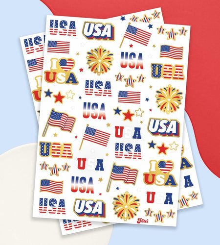 xo, Fetti Fourth of July Tattoos 70 Styles Red White Blue Gold Patriotic