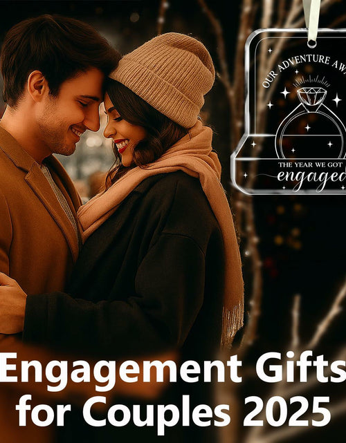 Load image into Gallery viewer, NewEleven Valentines Day Gifts 2025 Glass Ornaments for Couples Engaged 2025
