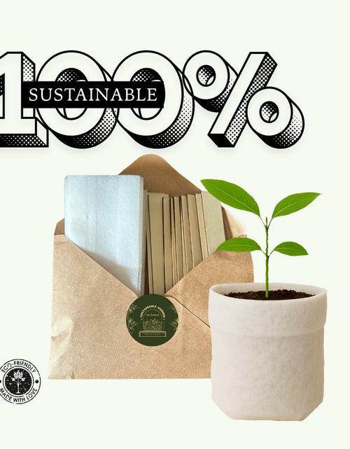 Load image into Gallery viewer, Eden Reclaimed 15-Pack Biodegradable 3.5" Plant Grow Bags with Labels
