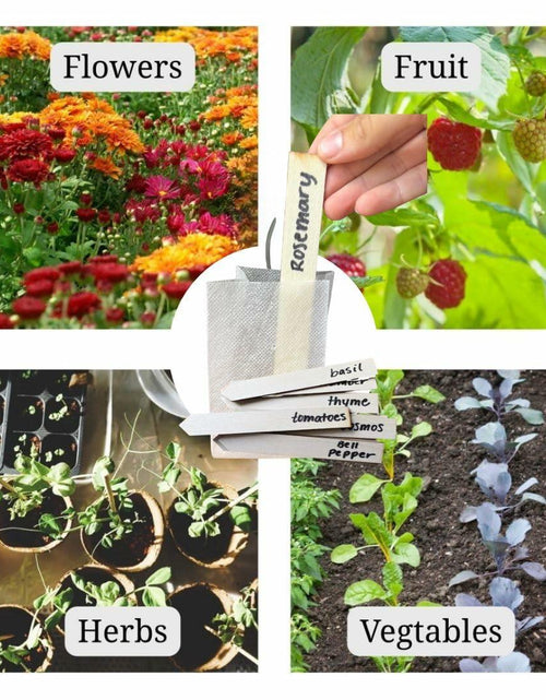 Load image into Gallery viewer, Eden Reclaimed 15-Pack Biodegradable 3.5" Plant Grow Bags with Labels

