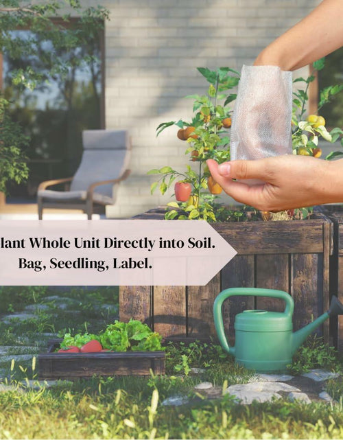 Load image into Gallery viewer, Eden Reclaimed 15-Pack Biodegradable 3.5" Plant Grow Bags with Labels
