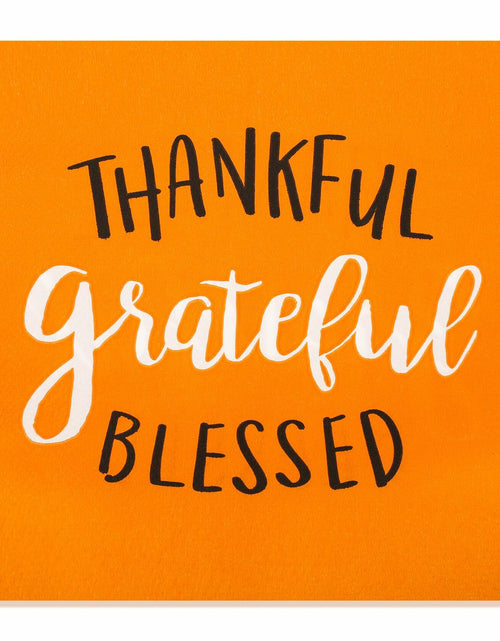 Load image into Gallery viewer, AllReal 100Pcs Thanksgiving Fall Pumpkin Orange Paper Napkins Disposable
