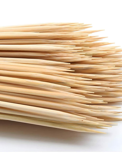 Load image into Gallery viewer, DTmasao 200PCS 8" Bamboo Skewers BBQ Kabob Grilling Kitchen Crafting
