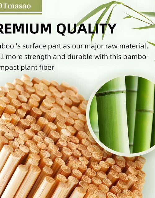 Load image into Gallery viewer, DTmasao 200PCS 8" Bamboo Skewers BBQ Kabob Grilling Kitchen Crafting
