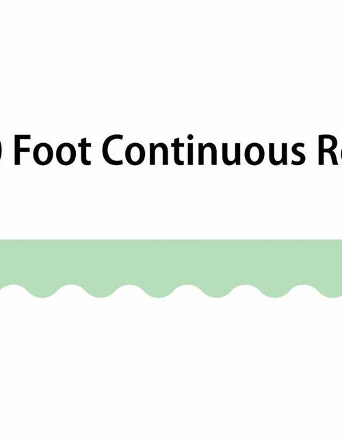 Load image into Gallery viewer, Teacher Created Resources Mint Green Scalloped Rolled Border Trim 50ft
