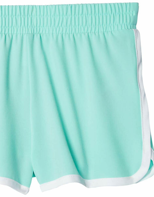 Load image into Gallery viewer, Amazon Essentials Girls Active Running Shorts 2 Pack Aqua Blue/Grey Size XL
