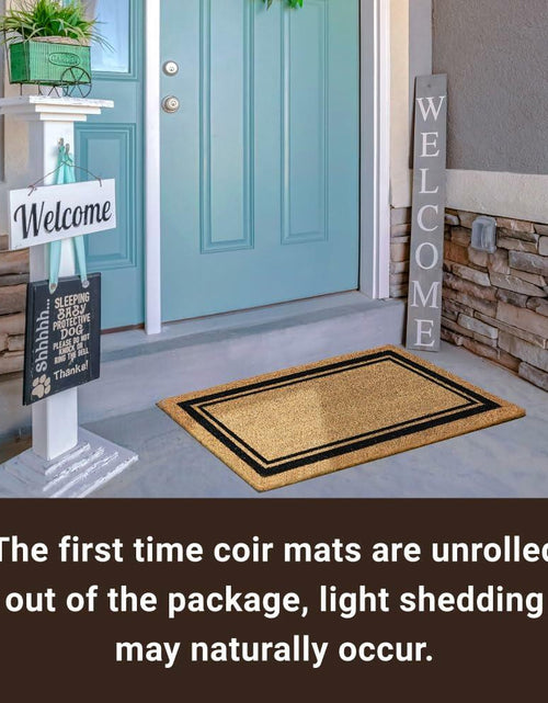 Load image into Gallery viewer, KANKUN Coco Coir Door Mat Heavy Duty Backing Welcome 17x30 Halloween3
