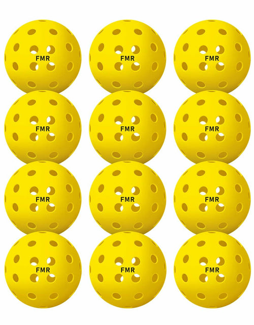 Load image into Gallery viewer, Feel My Rhythm Pickleball Balls 40 Hole Outdoor USAPA Approved 12 Pack
