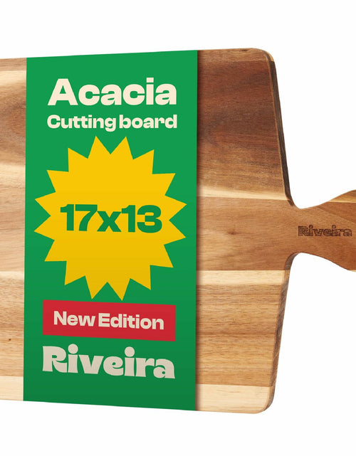 Load image into Gallery viewer, Riveira Maple Wood Cutting Board Natural with Juice Grooves Durable Kitchen
