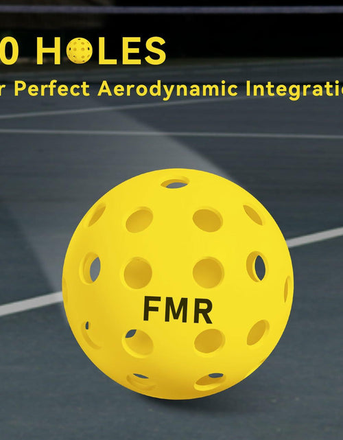 Load image into Gallery viewer, Feel My Rhythm Pickleball Balls 40 Hole Outdoor USAPA Approved 12 Pack
