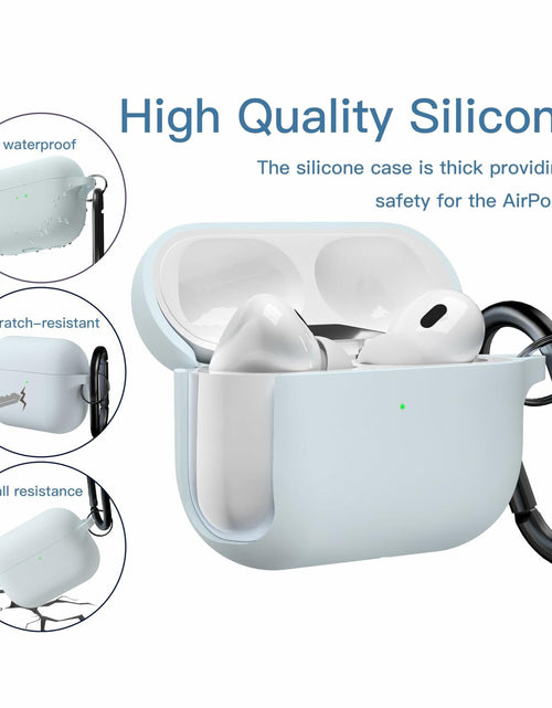 Load image into Gallery viewer, Brujula Silicone Case for AirPods Pro 3rd Gen 2025 Grey Blue
