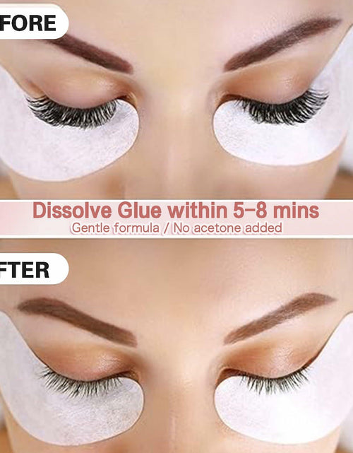 Load image into Gallery viewer, Anforlin Lash Remover Kit 10g Peach Scent with Eye Pads Brushes Tweezers
