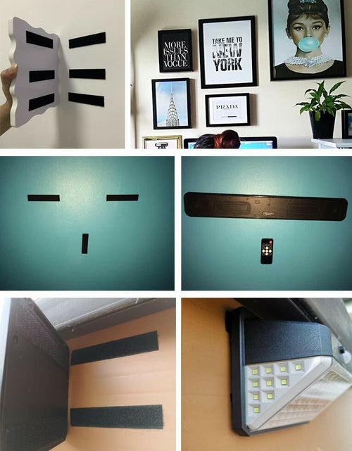 Load image into Gallery viewer, Melsan 1x4in Hook and Loop Strips Adhesive Black 15 Sets Strong Mounting Tape
