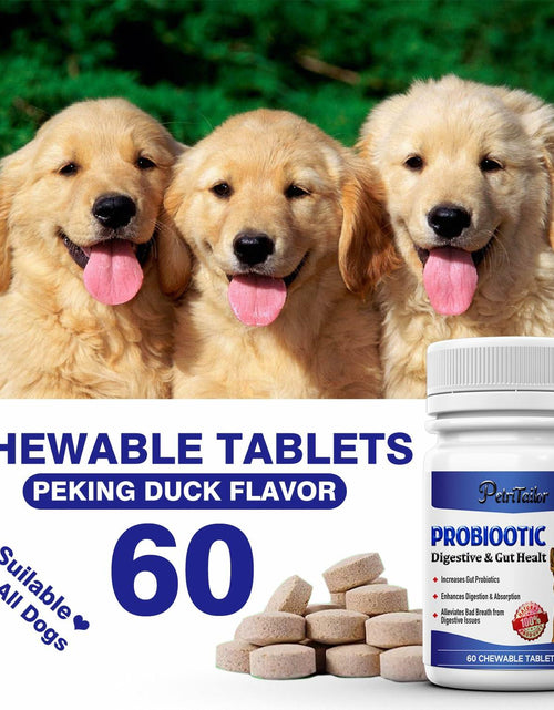 Load image into Gallery viewer, PetriTailor Probiotics Supplement for Dogs Digestive Enzymes Prebiotics
