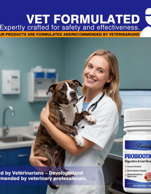 Load image into Gallery viewer, PetriTailor Probiotics Supplement for Dogs Digestive Enzymes Prebiotics
