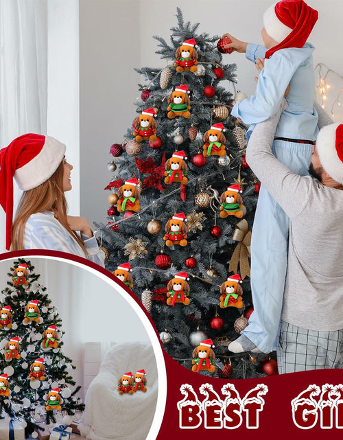Load image into Gallery viewer, VioraWhite 16 Pack Mini Stuffed Dogs Plush Toys Colorful 4 Inches
