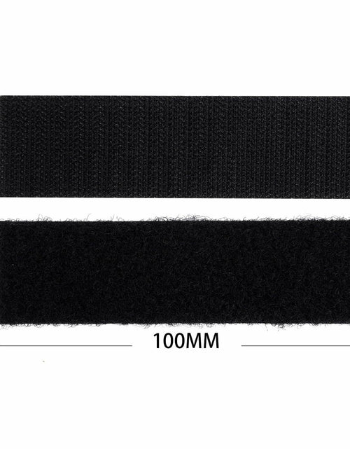 Load image into Gallery viewer, Melsan 1x4in Hook and Loop Strips Adhesive Black 15 Sets Strong Mounting Tape
