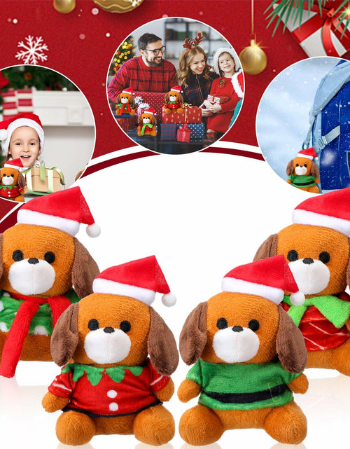 Load image into Gallery viewer, VioraWhite 16 Pack Mini Stuffed Dogs Plush Toys Colorful 4 Inches
