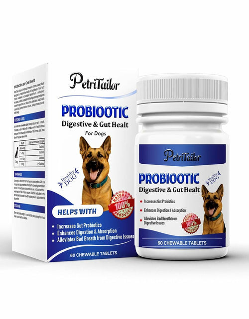 Load image into Gallery viewer, PetriTailor Probiotics Supplement for Dogs Digestive Enzymes Prebiotics
