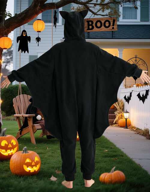Load image into Gallery viewer, Unpifolov Kids Bat Cosplay Costume Jumpsuit Black Size S
