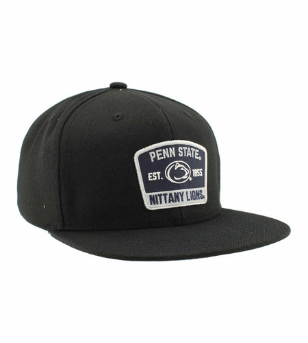 ZHATS Penn State Nittany Lions NCAA Snapback Hat Black Flat Snapback