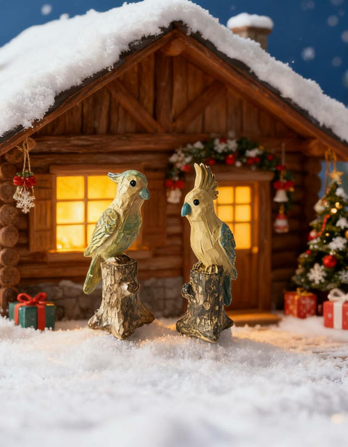 Load image into Gallery viewer, Blowind Snow Village National Lampoon's Christmas Parrot Resin Figurine

