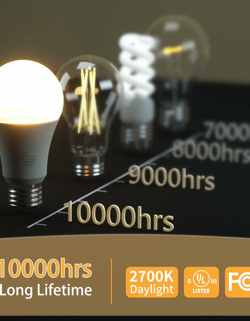 Load image into Gallery viewer, novapollo A19 9W LED Bulb 800 Lumens 2700K Soft White 6 Pack
