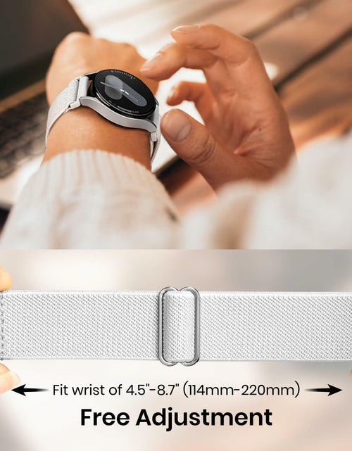 Load image into Gallery viewer, Chauard 8Pack Nylon Elastic Watch Bands for Samsung Galaxy Watch 20mm MultiColor
