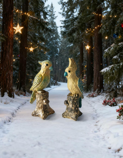 Load image into Gallery viewer, Blowind Snow Village National Lampoon's Christmas Parrot Resin Figurine
