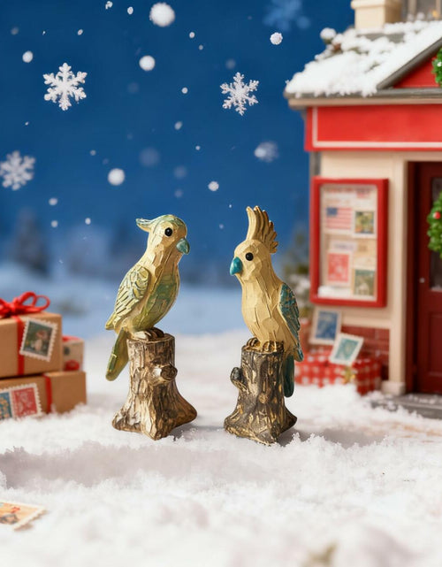 Load image into Gallery viewer, Blowind Snow Village National Lampoon's Christmas Parrot Resin Figurine
