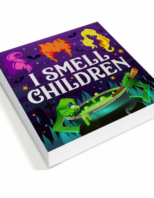 Load image into Gallery viewer, Hijie Halloween Wooden Sign I Smell Children Indoor Decor 5x5 Inches
