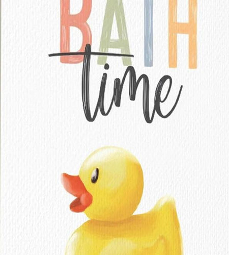 Yomisex Kids Bathroom Towels Rubber Duck Decor Cotton 16x24 Yellow