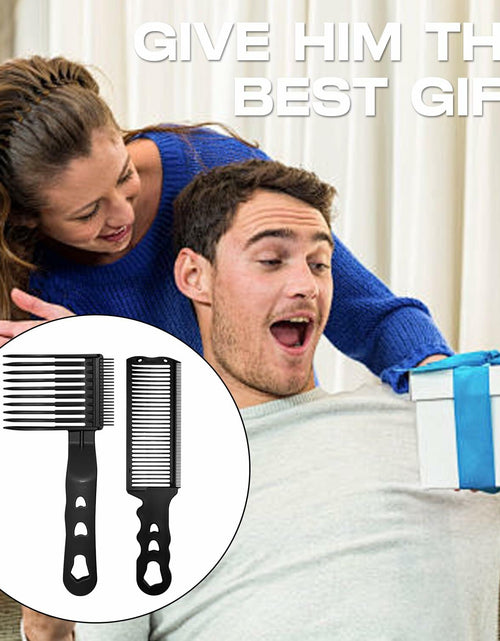 Load image into Gallery viewer, Generic 2Pack Blend Friend Professional Barber Hair Fade Comb White
