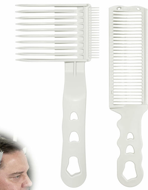 Load image into Gallery viewer, Generic 2Pack Blend Friend Professional Barber Hair Fade Comb White
