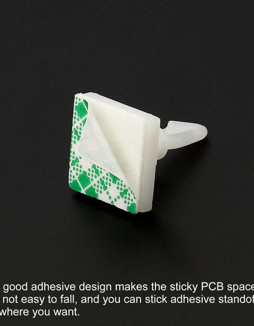 Load image into Gallery viewer, PATIKIL Sticky PCB Spacer Adhesive Standoffs 0.37" Height White 40 Pcs
