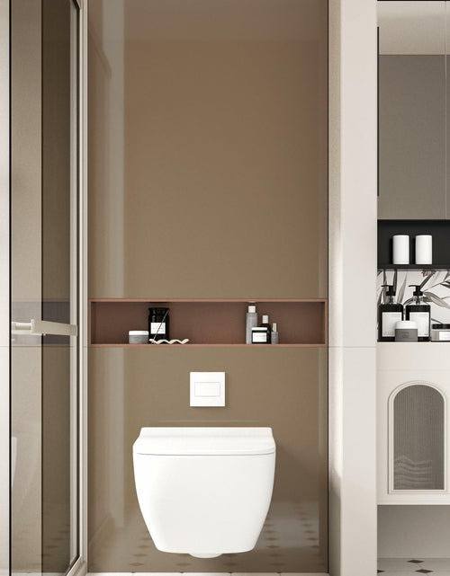 Load image into Gallery viewer, FANCYEASY Glossy Gold Brown Contact Paper 15.7x118in Waterproof Vinyl
