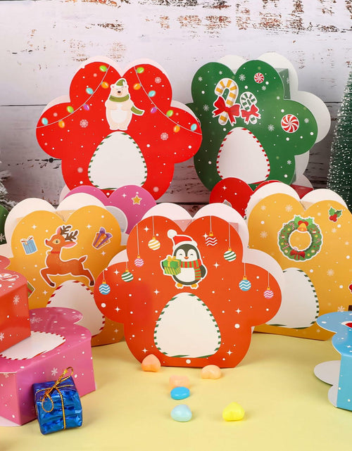 Load image into Gallery viewer, Hxezoc 24 Pcs DIY Christmas Advent Calendar Boxes Dog Paw Xmas Decoration
