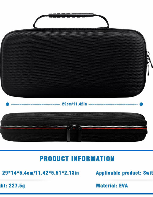 Load image into Gallery viewer, VGBUS Hard Carrying Case for Nintendo Switch 2 2025 Black Nylon Pockets
