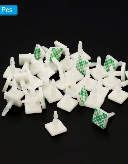 Load image into Gallery viewer, PATIKIL Sticky PCB Spacer Adhesive Standoffs 0.37" Height White 40 Pcs
