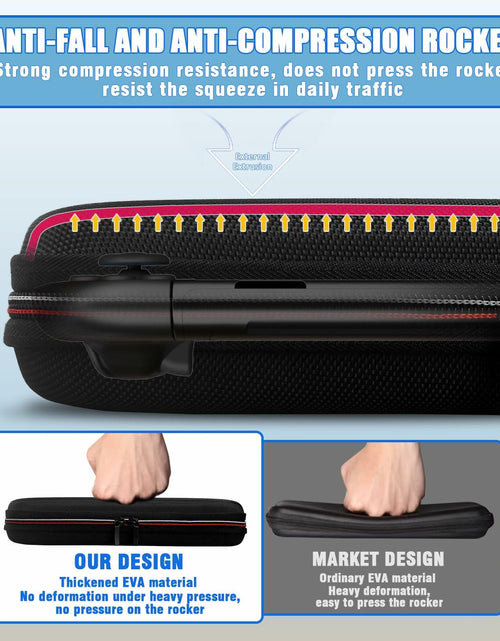 Load image into Gallery viewer, VGBUS Hard Carrying Case for Nintendo Switch 2 2025 Black Nylon Pockets
